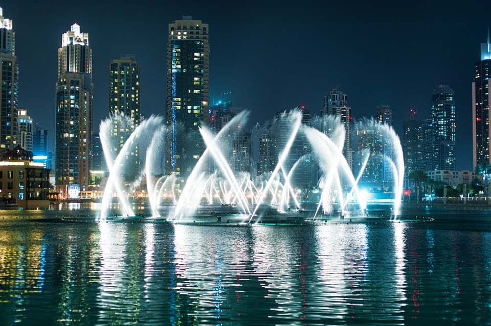 Dubai Fontänen