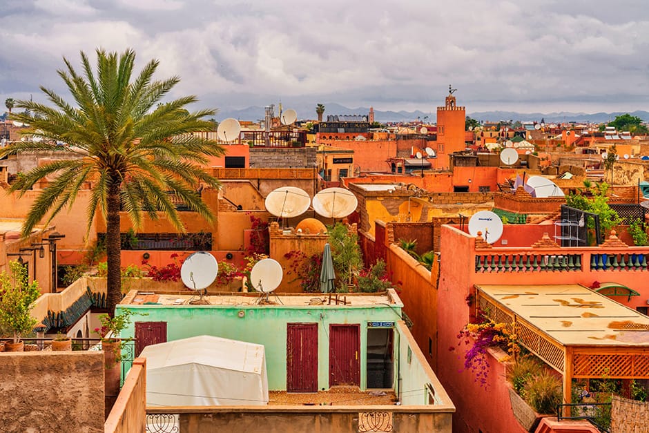 Old Medina district of Marrakech, Morocco