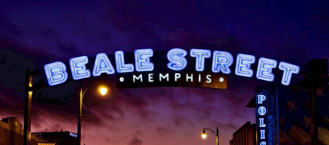 Beale Street Memphis at Night