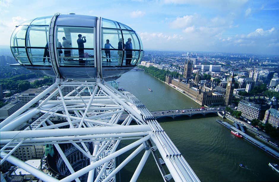 Sicht aus dem London Eye