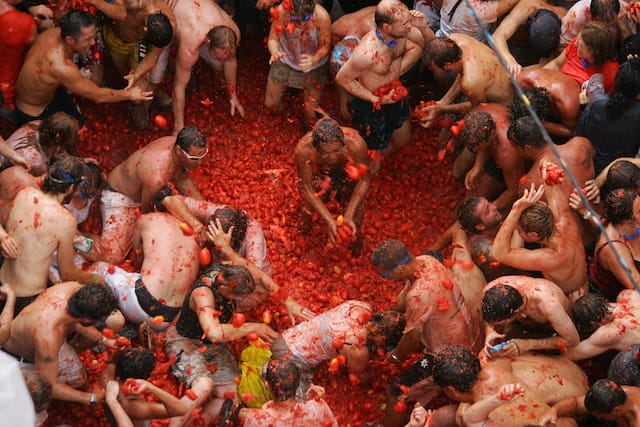 Tomatenschlacht in Bunol