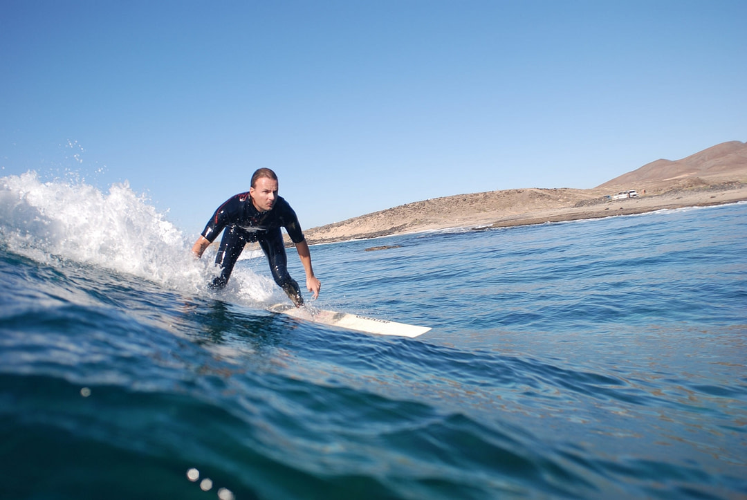 Christof Uhlmann surft