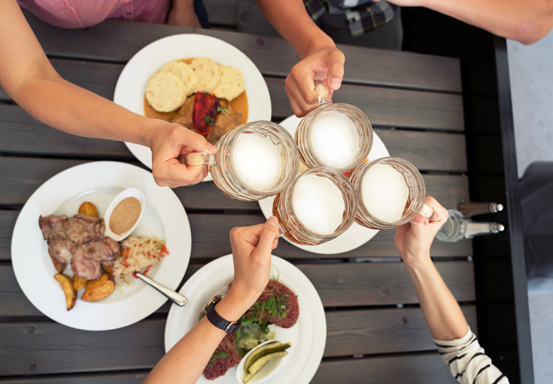 Bier Tschechisches Essen