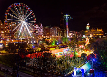 Edinburgh Weihnachtsmarkt