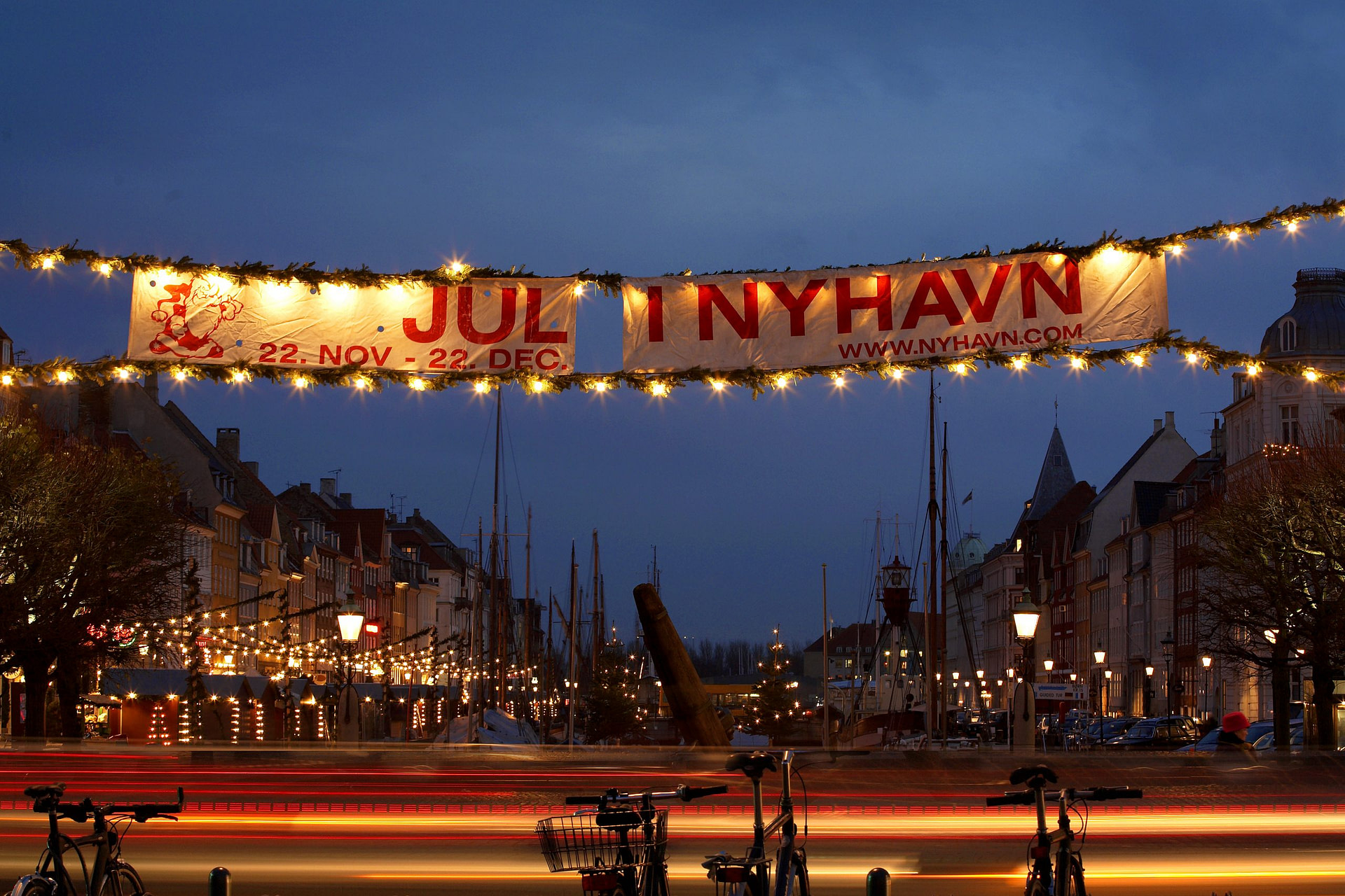 Weihnachtsmarkt Nyhavn in Kopenhagen