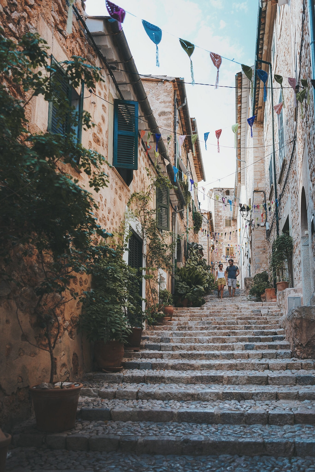 Kleine Gasse auf Mallorca