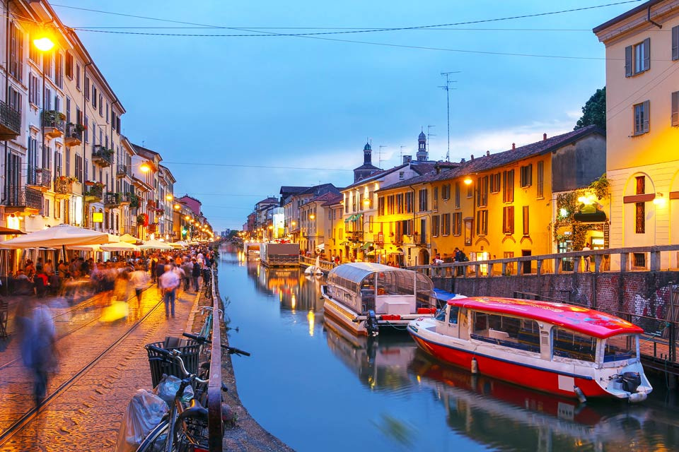 Naviglio Mailand Boot