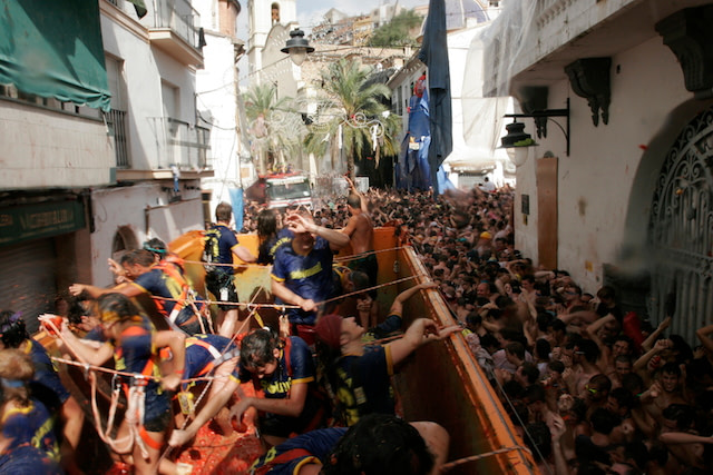 Tomatenschlacht in Bunol