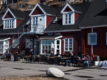 Café Toqqorfik in Nuuk, Grönland