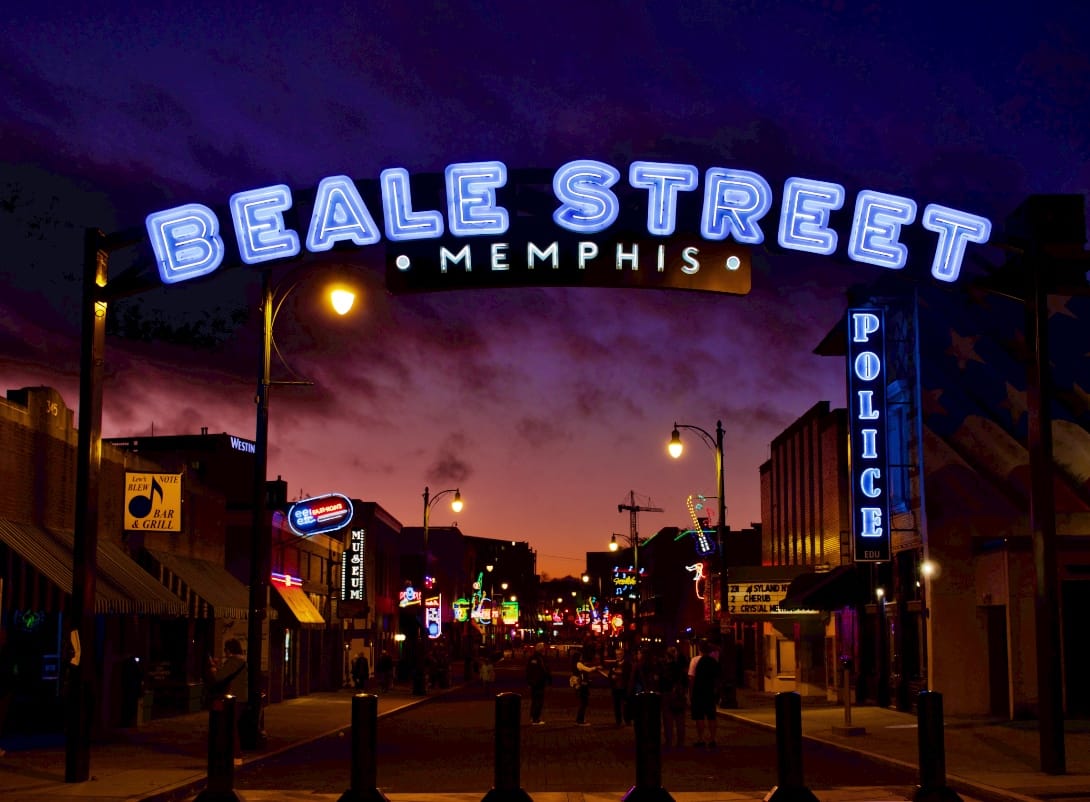 Beale Street Memphis at Night