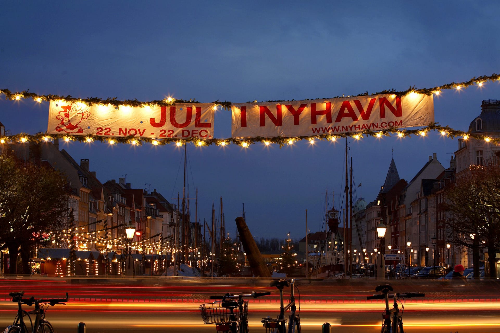 Weihnachtsmarkt Nyhavn in Kopenhagen