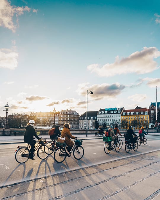 Kopenhagen Radfahrer