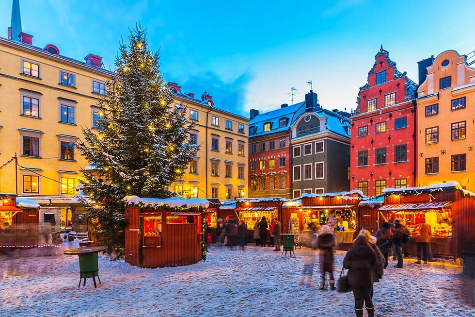 Gamla Stan Weihnachtsmarkt Stockholm