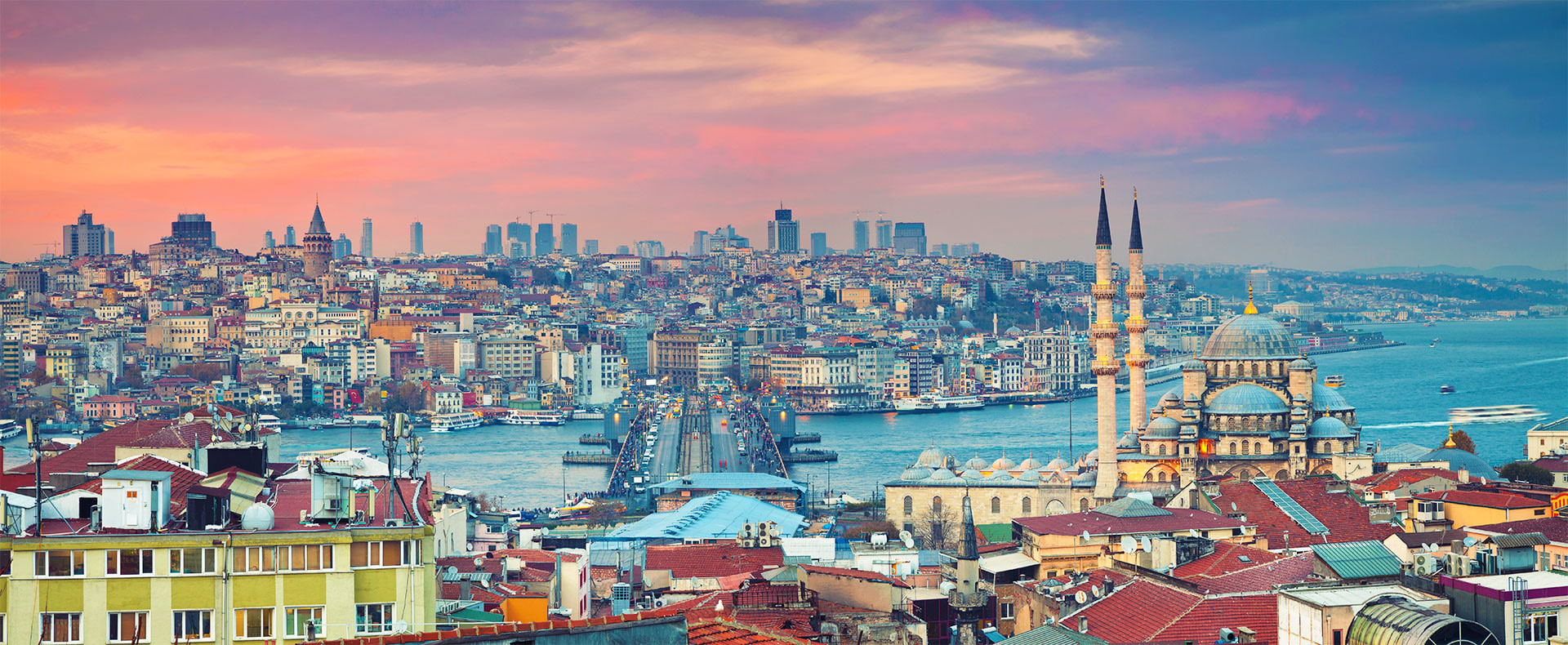 Istanbul Stadtansicht mit Bosporus