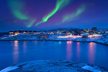 Ilulissat Aurora Grönland