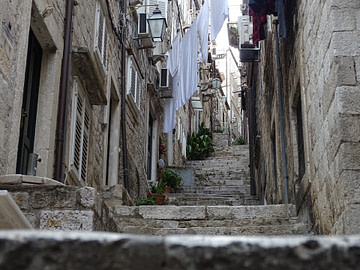 Alte Treppengasse in Kroatien