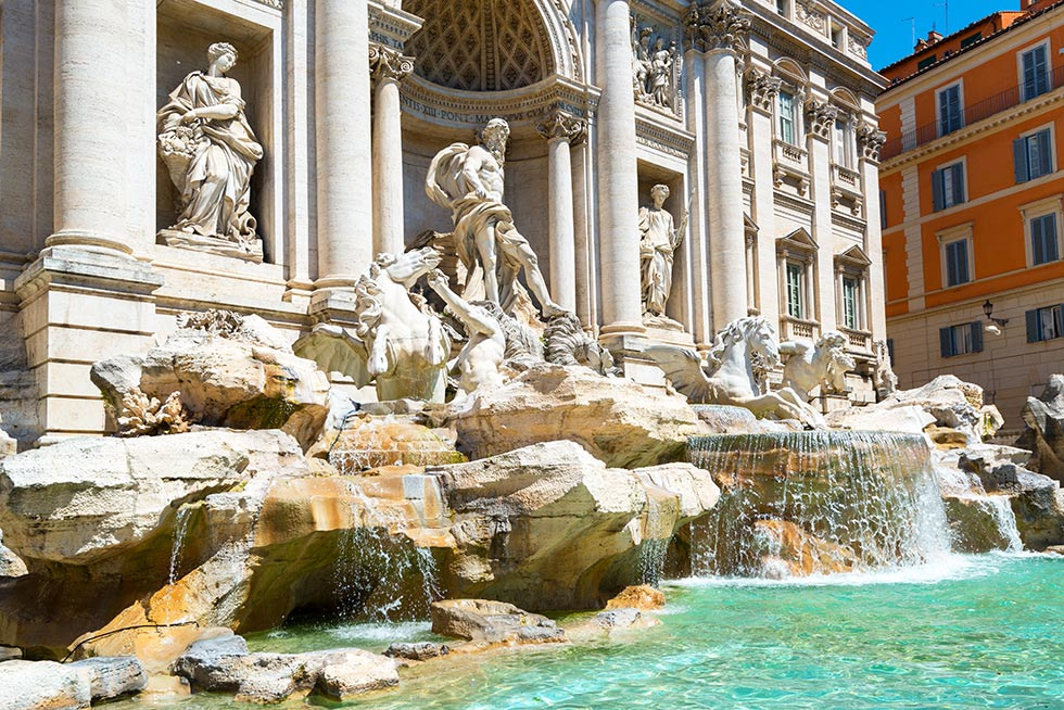 Trevi Brunnen in Rom
