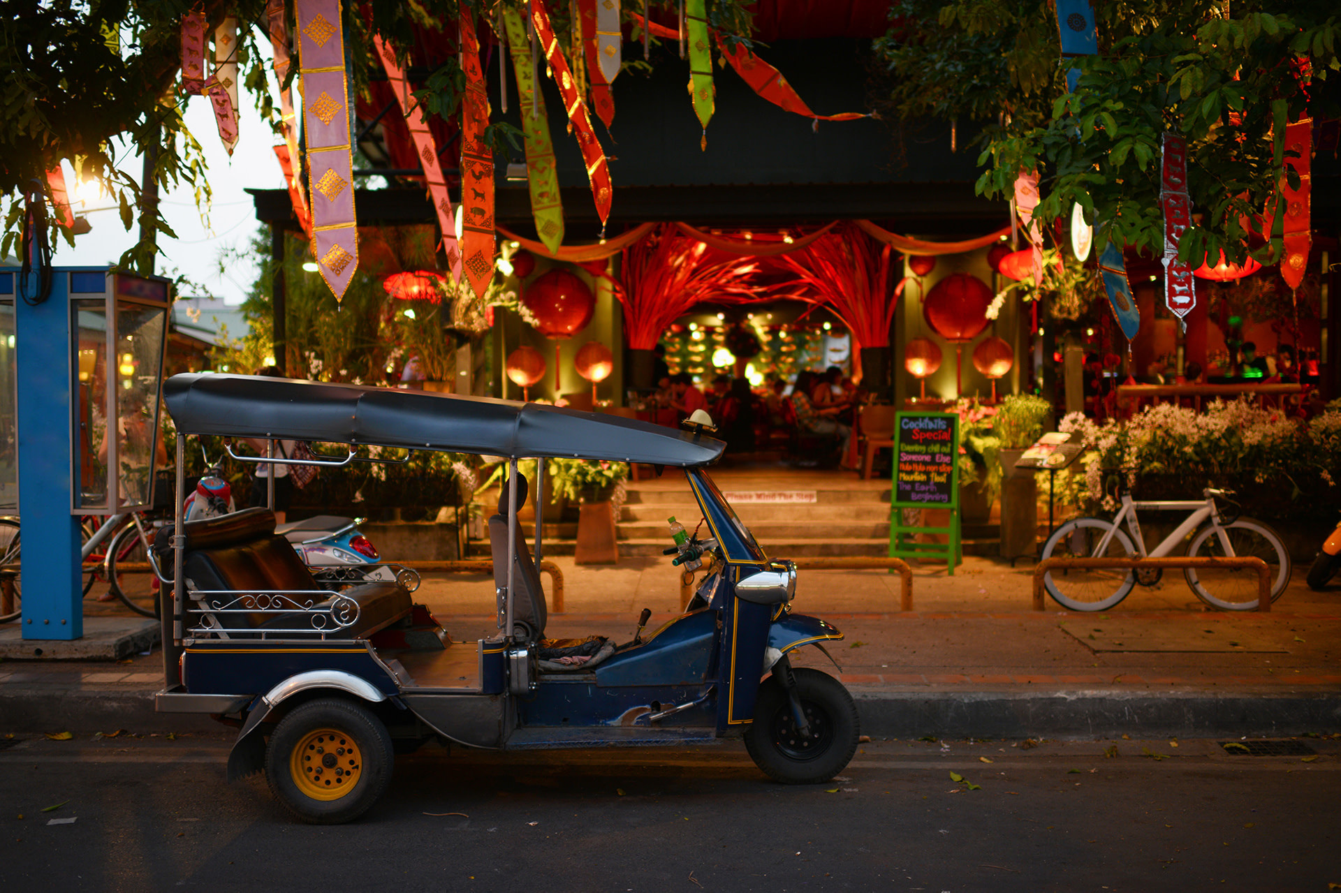 Tuk Tuk fahren in Bangkok
