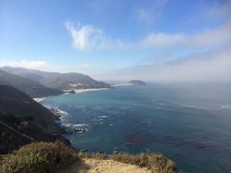 Blick auf die Pazifikküste USA