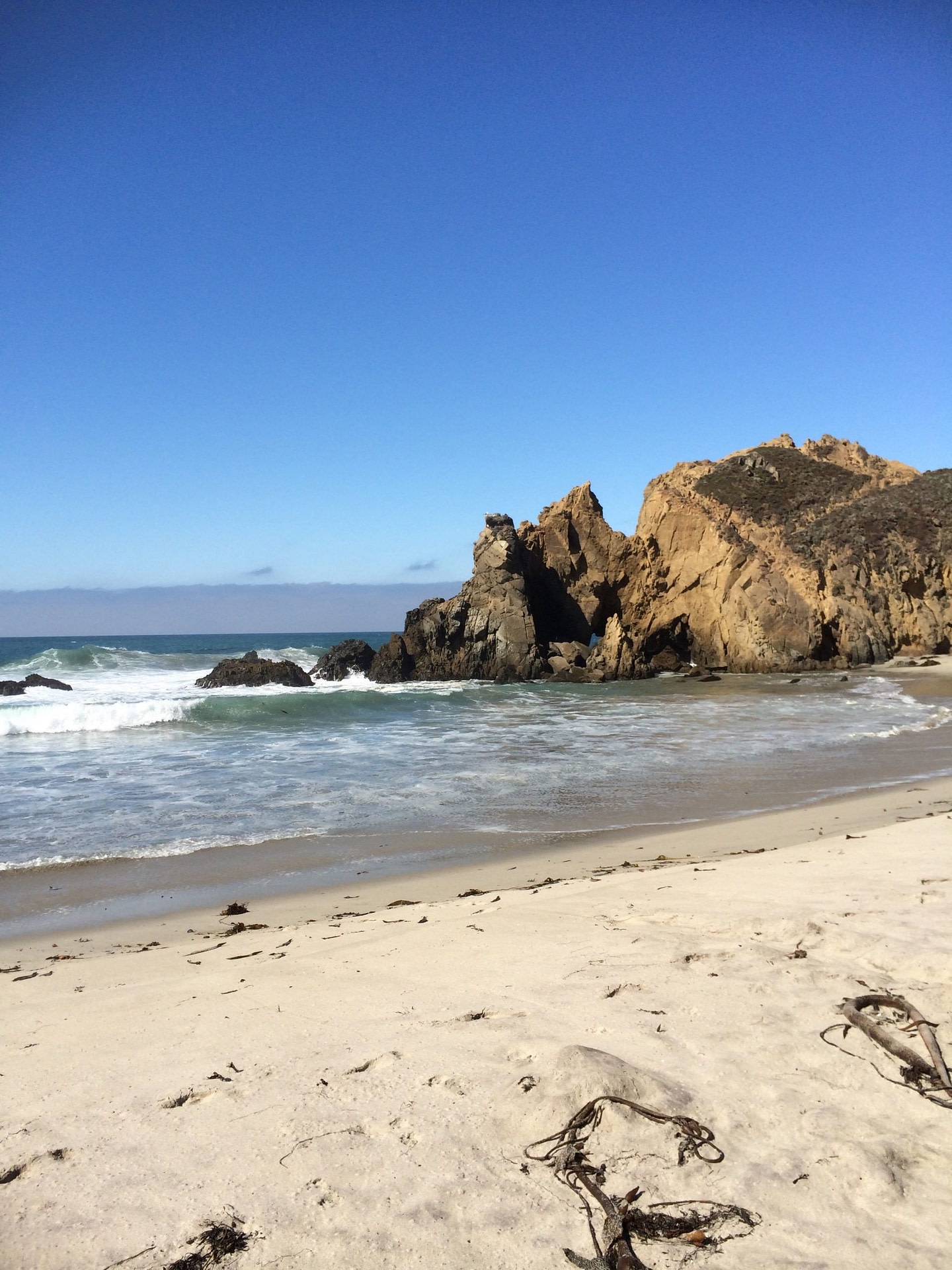 Blick auf die Westküste der USA