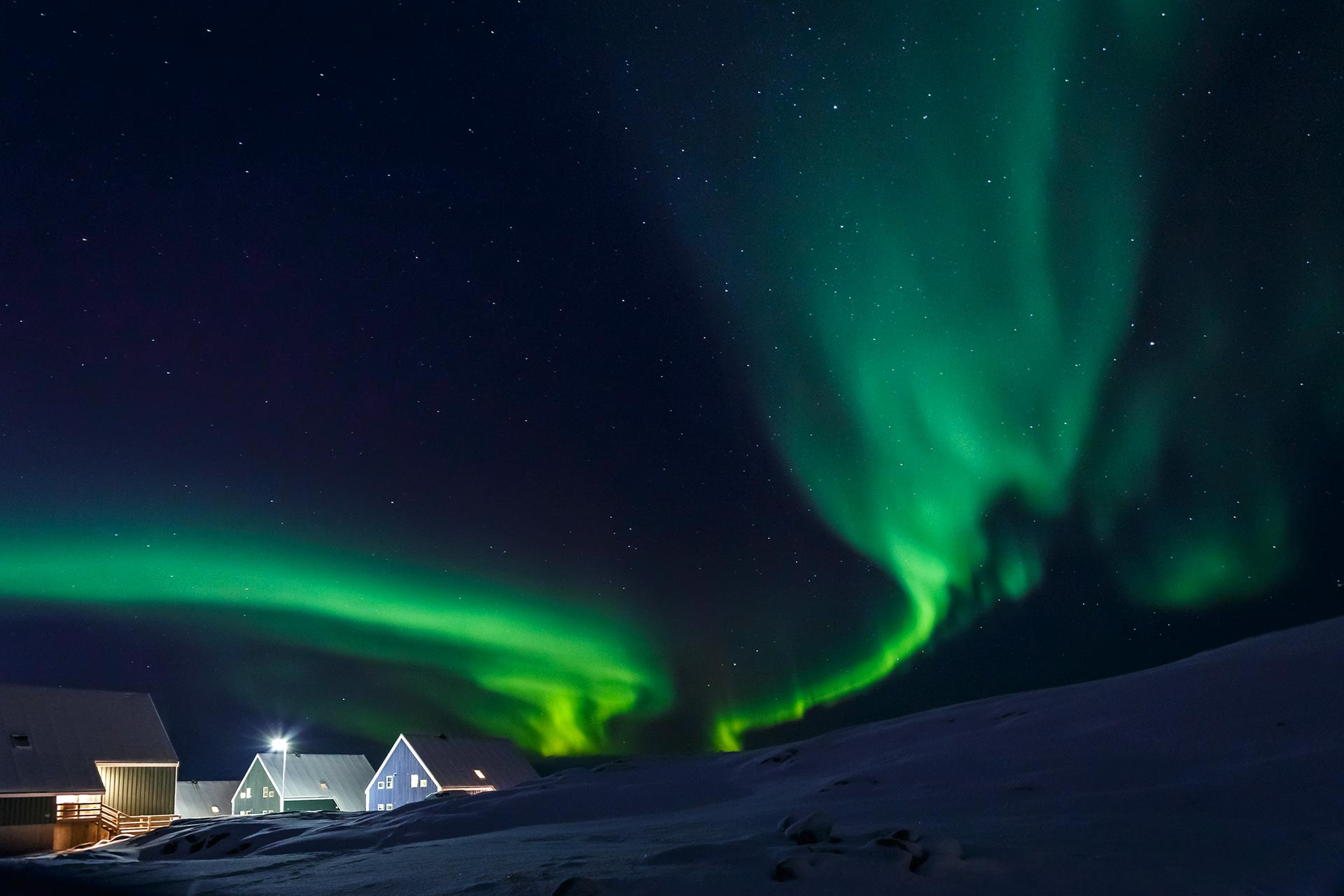 Himmel Über Grönland - Polarlichter
