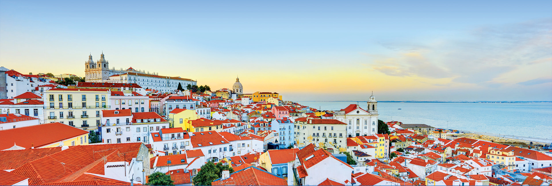 Panoramablick über Lissabon