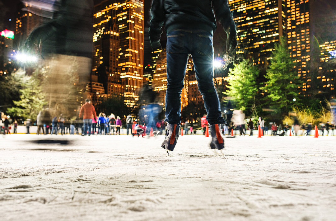 Schlittschuh laufen in New York