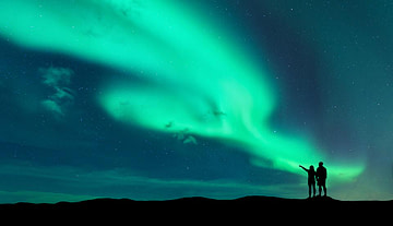 Polarlichter in Grönland